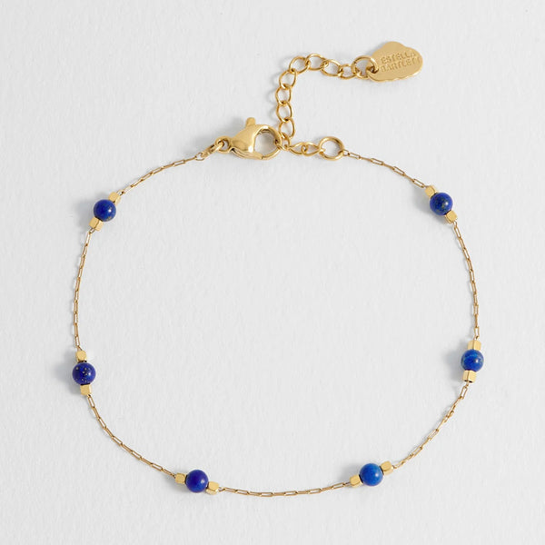 Blue Lapis Lazuli Gemstone Bracelet by Estella Bartlett