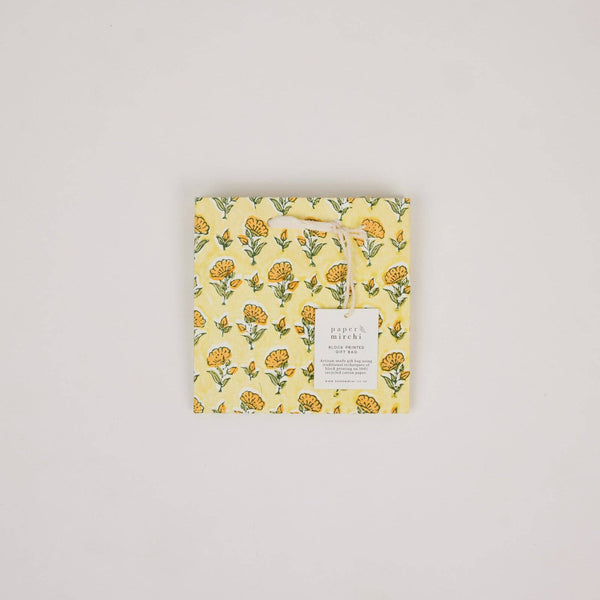 Block Printed Gift Bags Sunshine Refresh