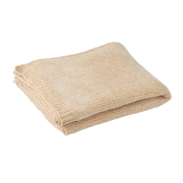 Taupe Chenille Blanket