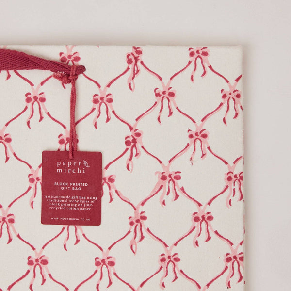 Large - Red Design Bags