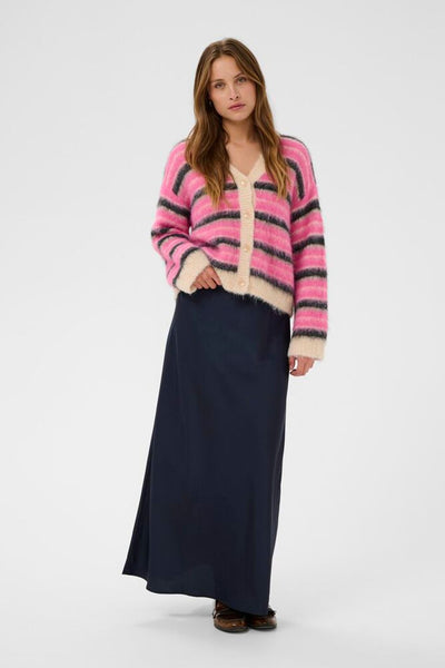 Night Sky Satin Maxi Skirt By Saint Tropez