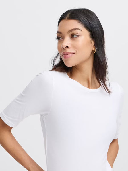 Bright White Pamila T-Shirt by B Young