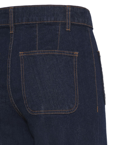 Dark Indigo Wide Leg Jean B.Young