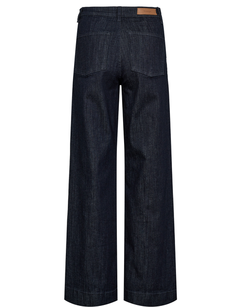 Dark Denim 32" Wide Leg Jean by Nümph