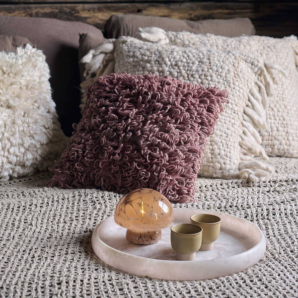 Caramel Mushroom Table Lamp