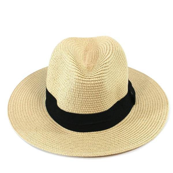Panama Style Foldable Sun Hat in Bag