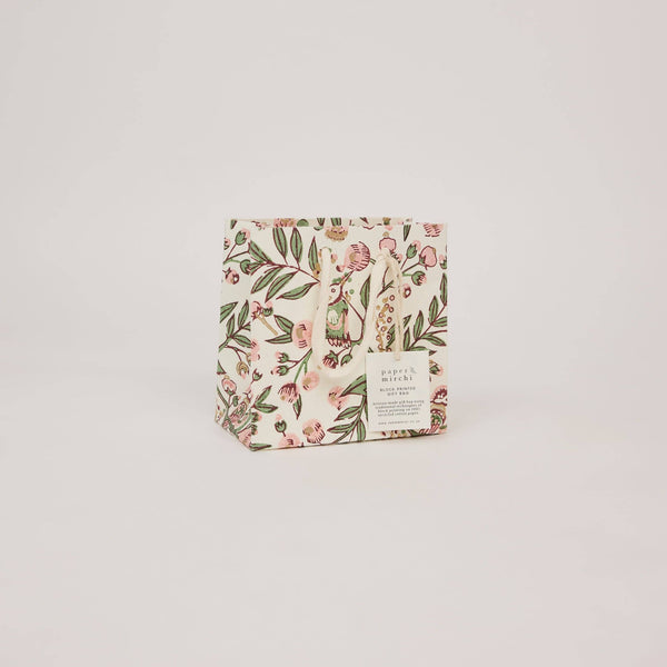 Block Printed Gift Bags Blush Refresh