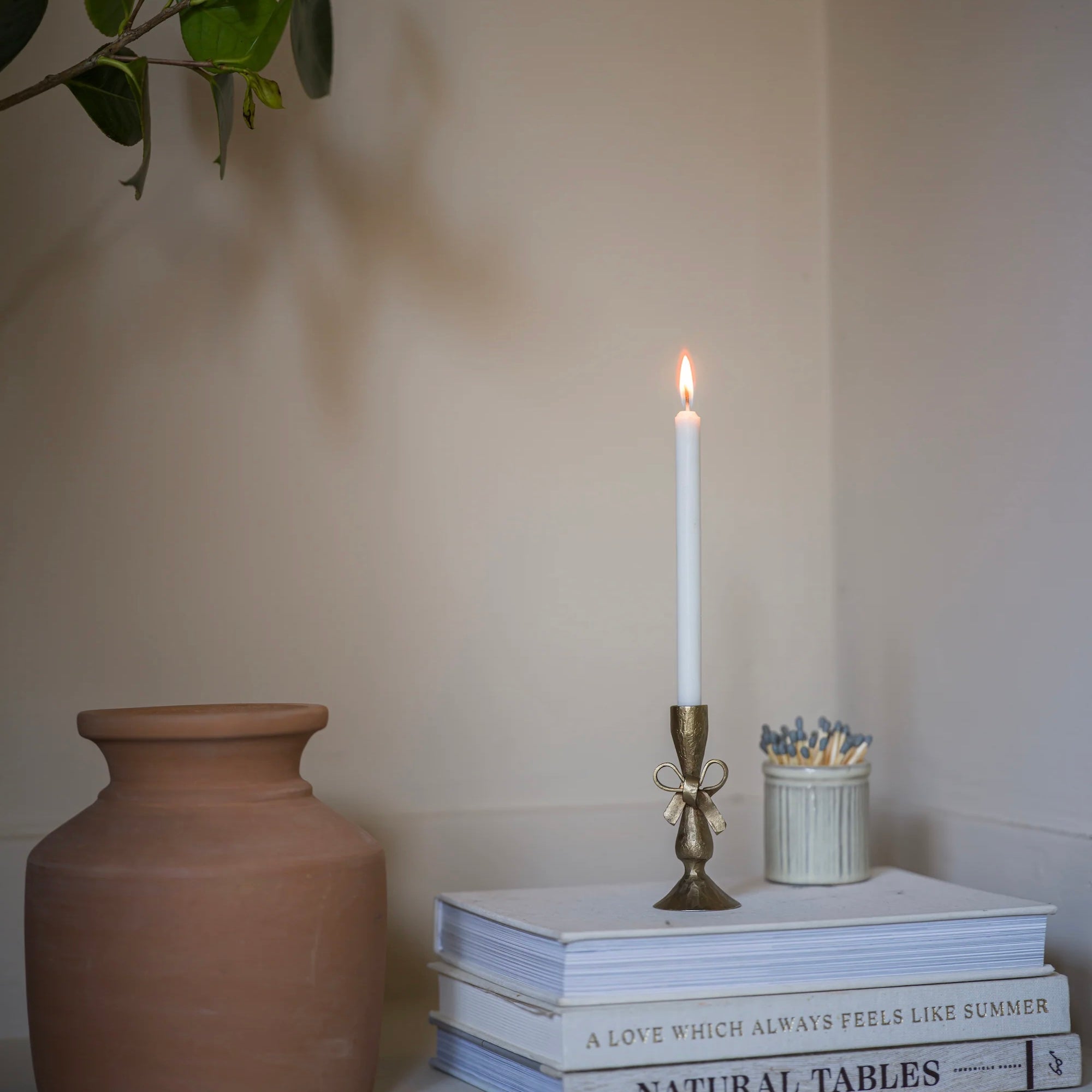 Antique Brass Bow Holder