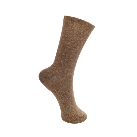 Coffee Lurex Socks by Black Colour