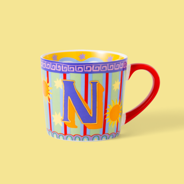 Alphabet Mugs by Eleanor Bowmer