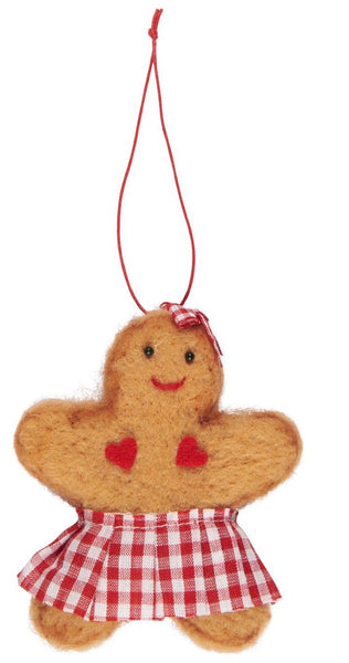 Gingerbread Woman Hanging Tree Decoration