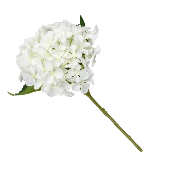 White Artificial Single Hydrangea
