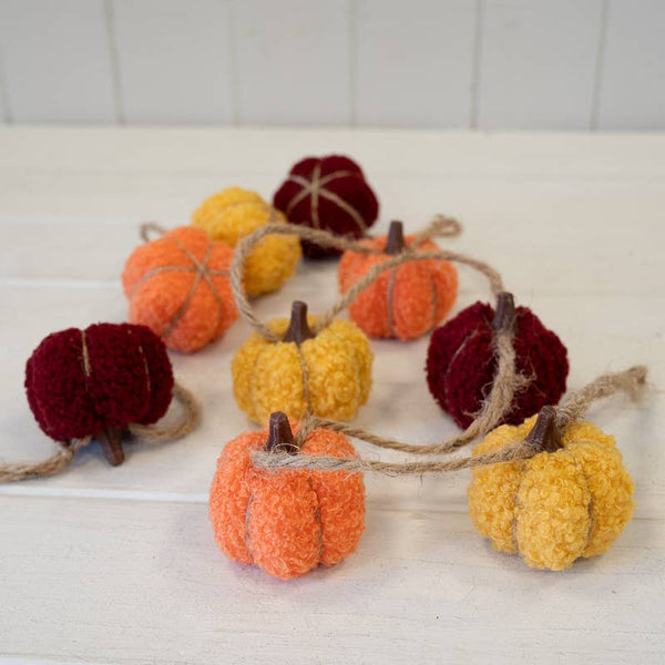 Pumpkin Garland Yellow Orange And Brown