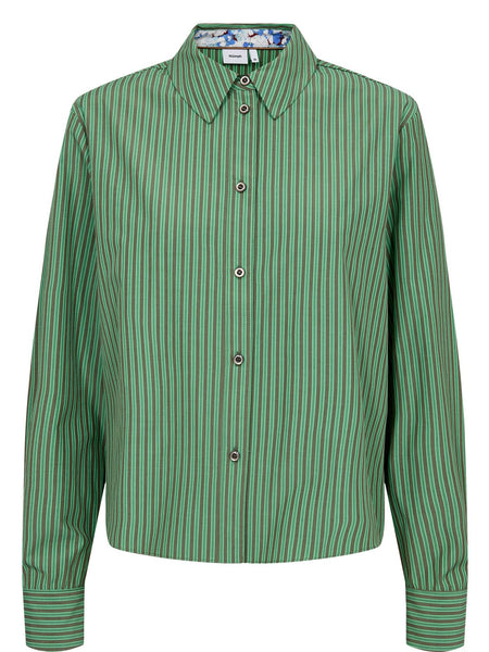 Green Striped Shirt By Nümph