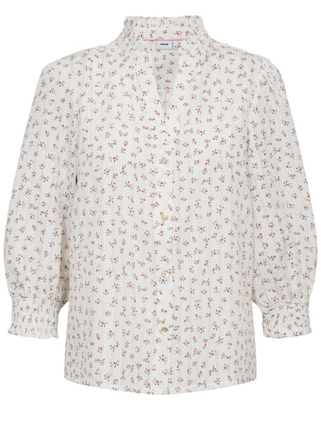 Mini Coral Floral Shirt By Nümph