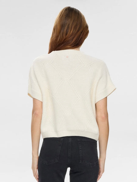 Floral Embroidered Knit by Numph