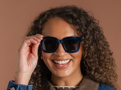 Polarised ‘JAMIE’ Blue Sunglasses By GoodLookers