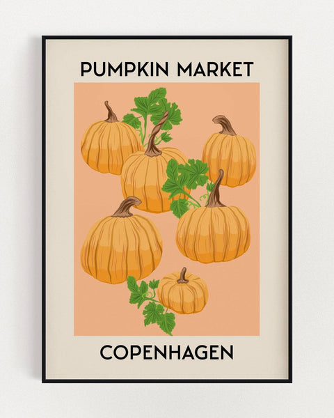Pumpkin Market Print: A3