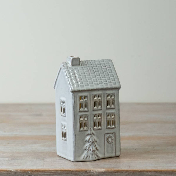 Large Ceramic LED Christmas House 20cm