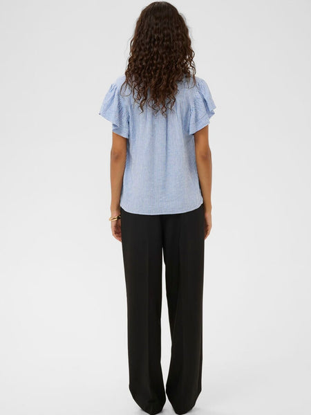 Regatta Striped Linen Mix Blouse By Soaked