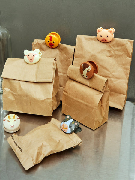 Farm Animal Bag Clips