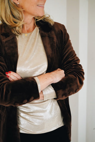 Chocolate Velvet Jacket