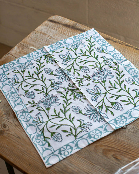 Green Trellis Wilsford Napkin