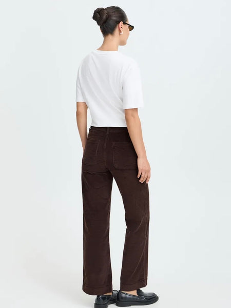 Chocolate Front Pocket Cords by B.Young