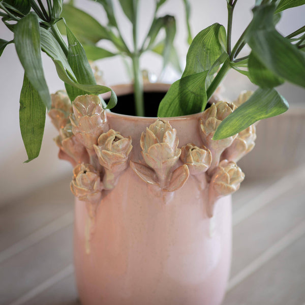 Blush Rosebud Vase