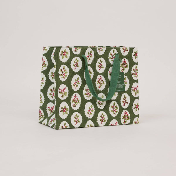 Medium- Green Block Print Bags