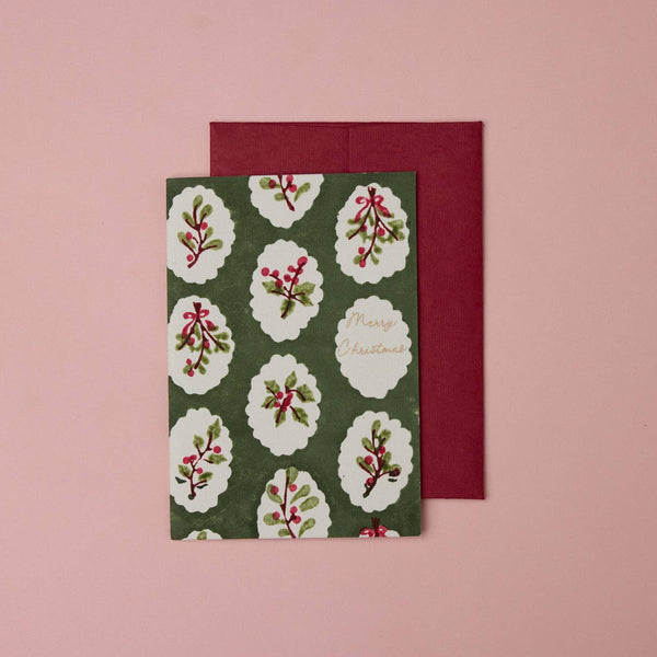 Scallop Tiles Holly Green