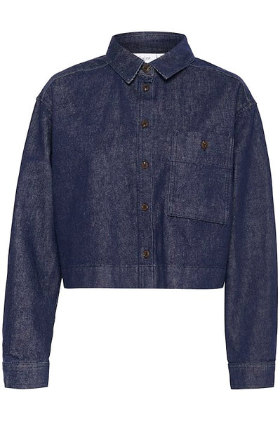 Dark Denim Jacket by Saint Tropez