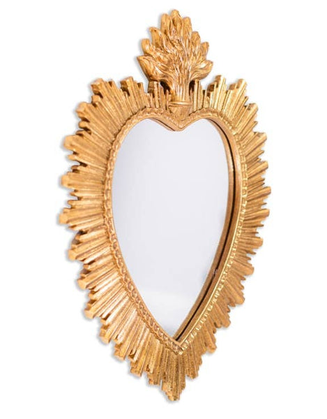 Gold "Sacred Heart" Mirror