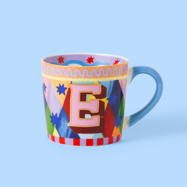 Alphabet Mugs by Eleanor Bowmer