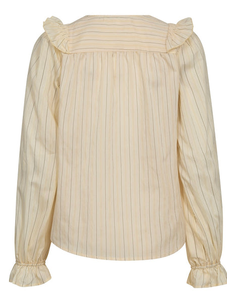 Soft Yellow Smock Blouse by Co Couture