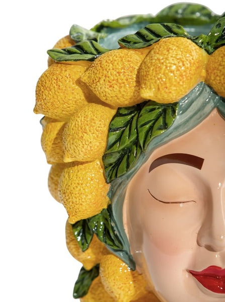 "Lady Lemon" Bust Vase