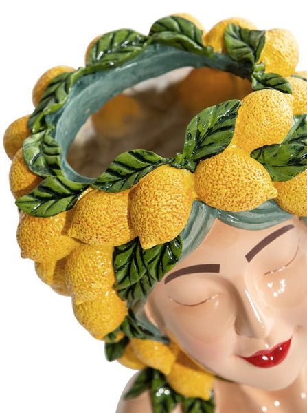 "Lady Lemon" Bust Vase