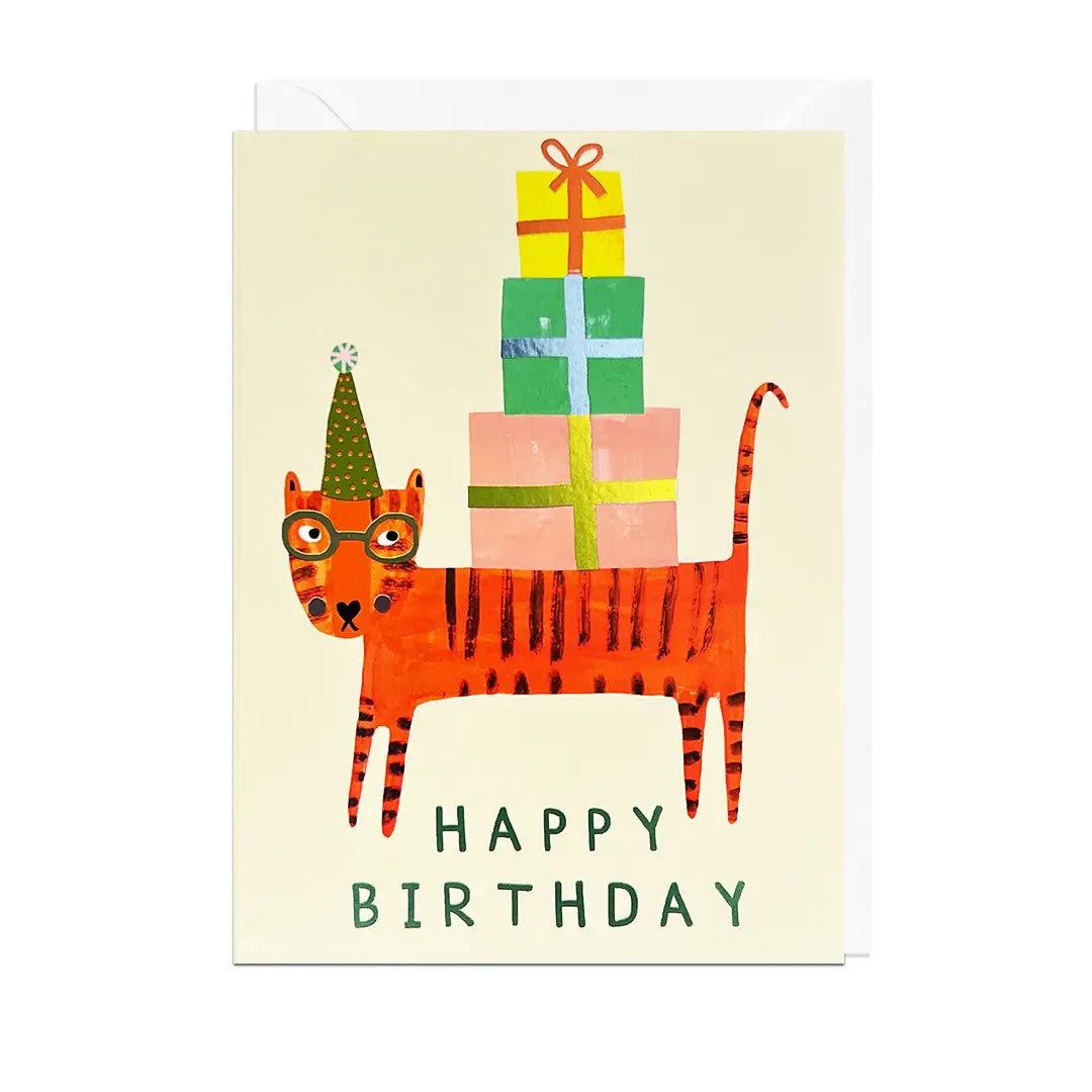 Party Cat Birthday Card by Jolly Awesome