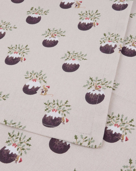 Christmas Puddings Tablecloth