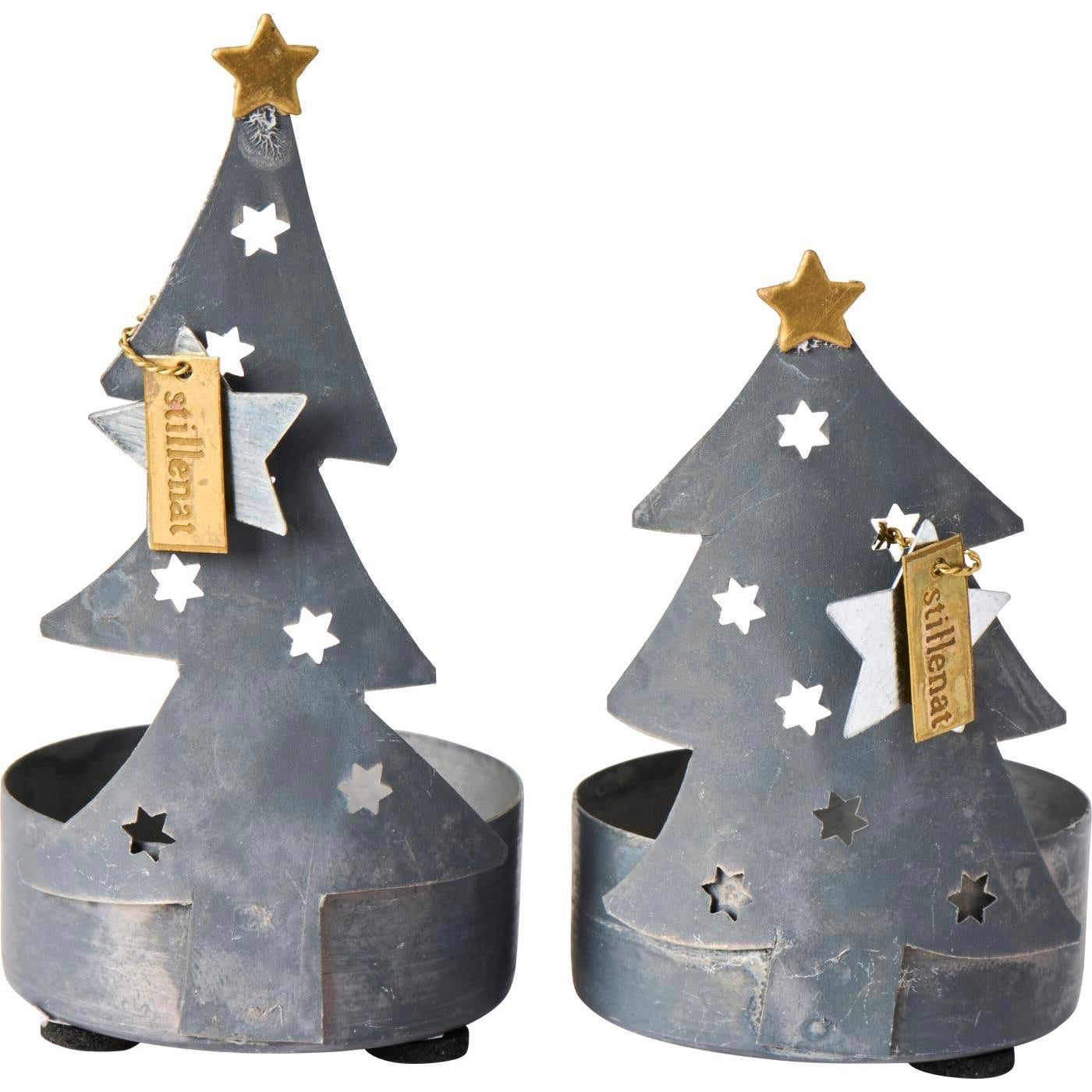 Tall Christmas Tree Candle Holders