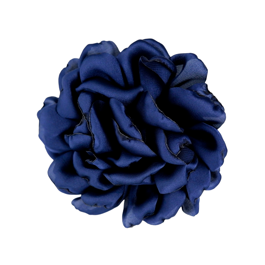 Navy Flower Brooch by Black Colour