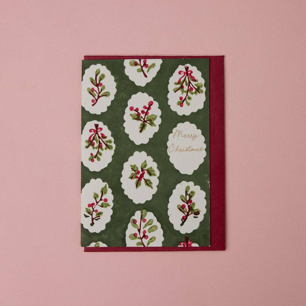 Scallop Tiles Holly Green