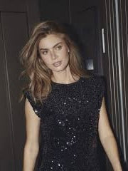 Black Sequin Top by Co’Couture