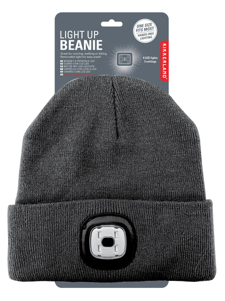 Grey Light Up Beanie