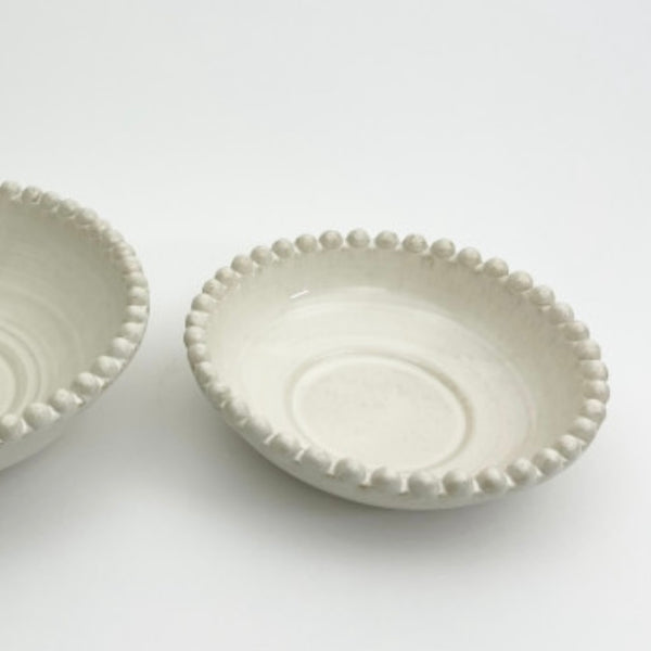 Ivory Pearl Bowl Med