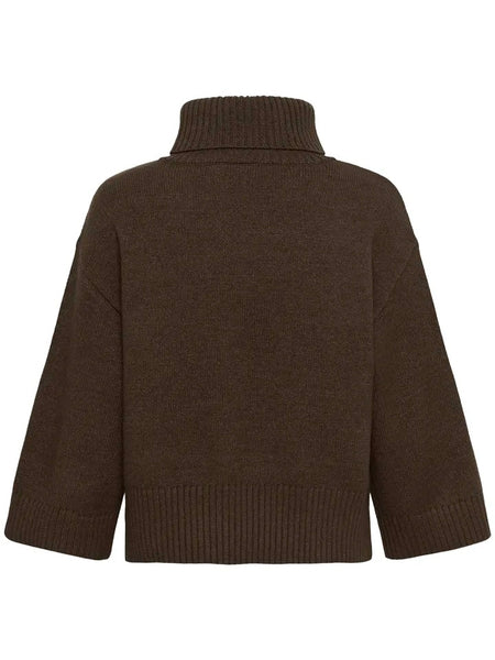 Chocolate Polo Jumper By Saint Tropez