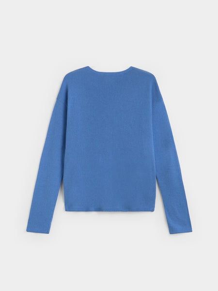 Lake Blue V-Neck Knit by Ese O Ese