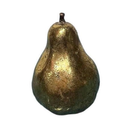 Antique Gold Resin Pear