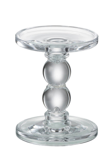 Small Bubble Glass Candle Holder