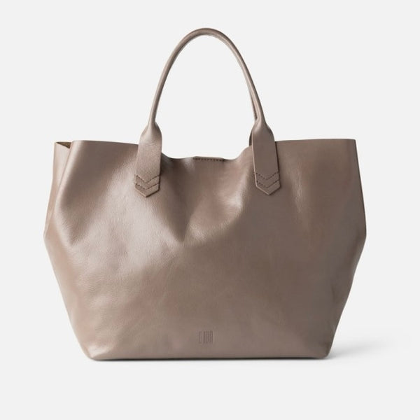 Stone Beloit Leather Shoulder Bag by Biba